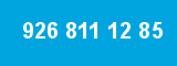 926 811 12 85 926 811 12 85
